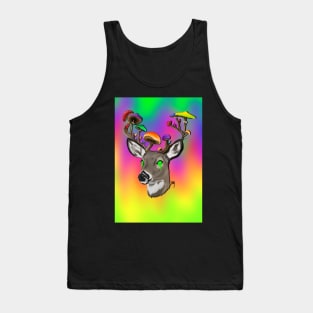 Trippy Deer color Tank Top